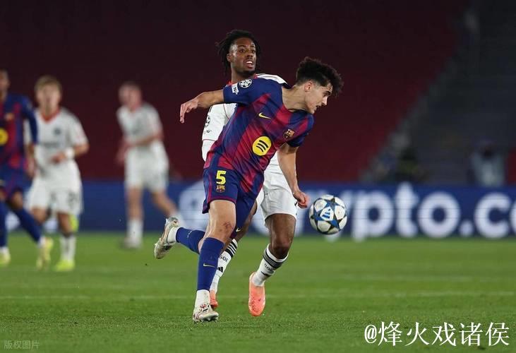 巴萨2-1逆转法兰克福，孔德头球双响，亚马尔、